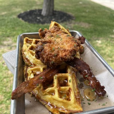 chicken and waffles